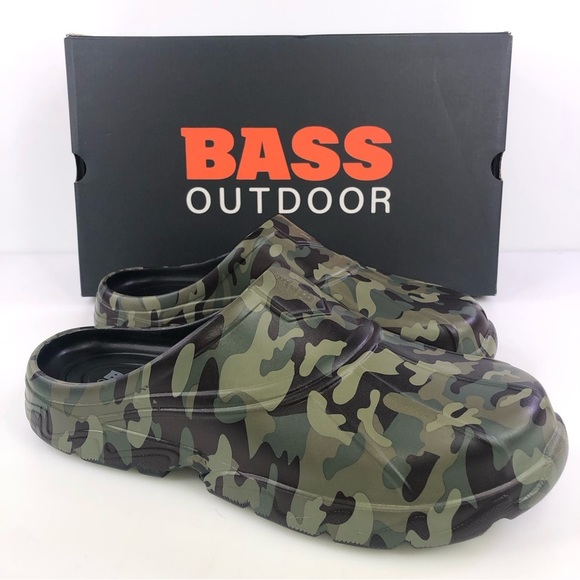 G.H. Bass & Co. Other - New Bass Outdoor Camo Field Slides Clogs Shoes